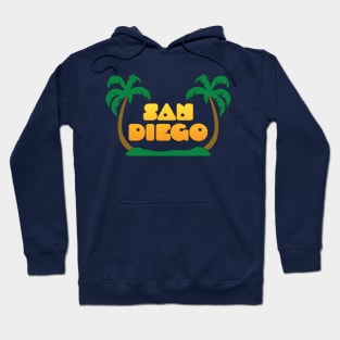 San Diego California Palm Trees Hoodie